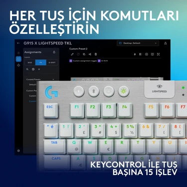 Logitech G915 x Lıghtspeed Tkl Düşük Profilli Rgb Fiyatı