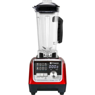 Vosco Dijital Bar Blender Pro 2 Lt 2200W (Kırmızı)