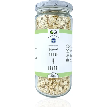 OG natural Organik Yulaf Ezmesi 210 Gr +6