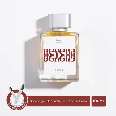 Imprimé Rêveur EDP Unisex Parfüm 100 ml | Narenciye, Baharatlı | Mandalina, Elma, Biberiye, Gül,