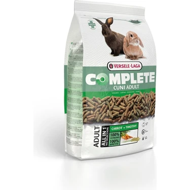 Versele-Laga Complete Cuni Adult Yetişkin Tavşan Pelet Yem 1,7 kg Doğal İçerik ile Sağlıklı