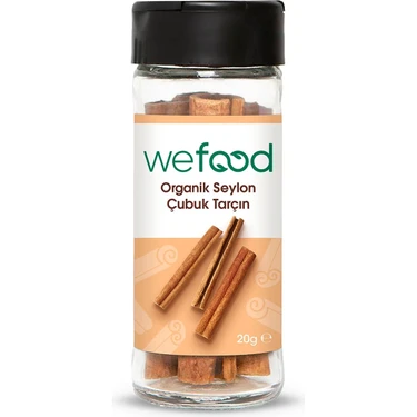 Wefood Organik Seylon Tarçın Çubuk 20 gr