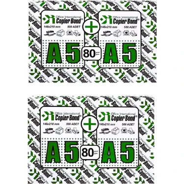 Copier Bond A5 Fotokopi kağıdı 2000