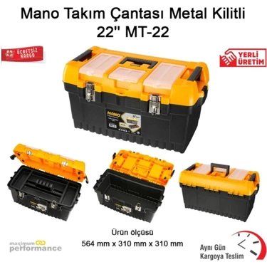 Mt-22 Metal Kilitli Takım Çantası