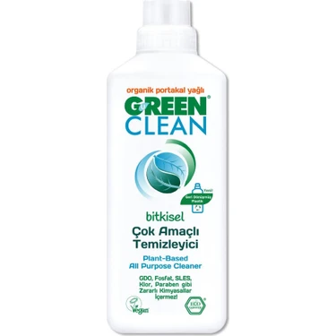 Nessiworld Green Clean Bitkisel Çok Amaçlı Temizleyici 1000