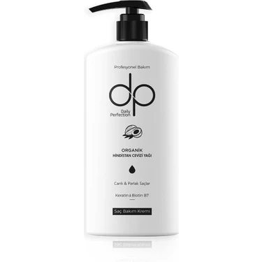 dp Daily Perfection Organik Hindistan Cevizi Yağı 500 ml Canlandırıcı Saç Bakım