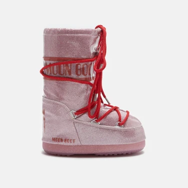 Moon Boot Kız Çocuk Bot (Kar) 80d3400290-J001 Moon Boot Icon Jr Glitter Pink