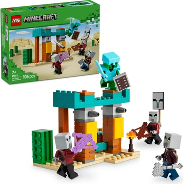 LEGO® Minecraft® Serseri Köylü Çöl Devriyesi 21267 - 7 Yaş & Üzeri Video Oyunu Seven Çocuklar için