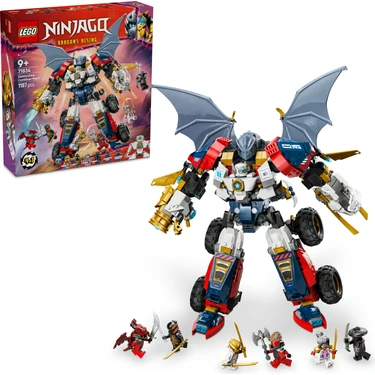 LEGO® NINJAGO® Zane’in Ultra Kombo Mech’i 71834 - 9 Yaş ve Üzeri Çocuklar için Araba, Jet ve