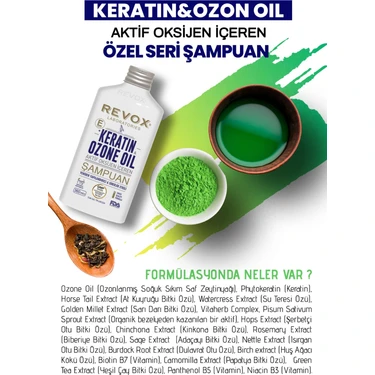 Keratin & Ozon Oil Aktif Oksijen Içeren Saç Bakım Şampuanı Fiyatı