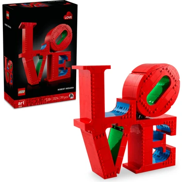 LEGO® Art LOVE 31214 - Yetişkinler için Hediyelik Dekoratif Model Yapım Seti (791