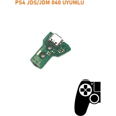 Şiar Ps4 V2 Kollar Ile Uyumlu Jds Jdm 040 USB Port Soket ve 12 Pın Flex