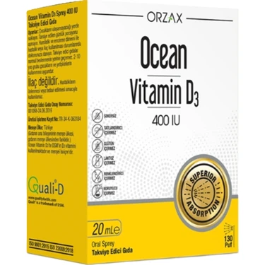 Ocean Vitamin D3 400 IU Sprey