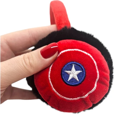 Captain America Peluş Kulaklık - Kaptan