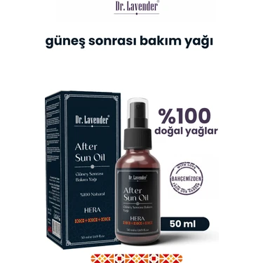 Dr. Lavender Aloe Vera + Lavanta Yağlı Güneş Sonrası Bakım Yağı After Sun Yağ 50