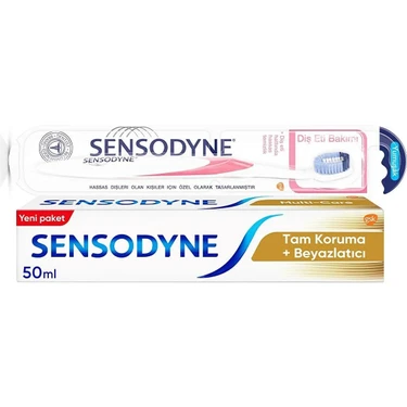 Sensodyne Tam Koruma 50 Ml Diş Macunu+ Sensodyne Diş Eti Bakımı Diş