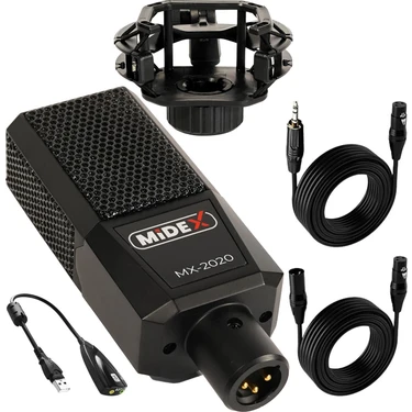 MIK ZX666 USB Studio Microphone for Recording and Gaming