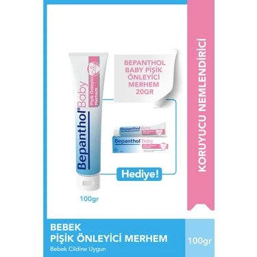 Baby Pişik Önleyici Merhem 100 gr & Baby Pişik Merhemi 20 gr