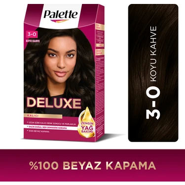 Palette Deluxe Kalıcı Renkler 3-0 Koyu Kahve Saç