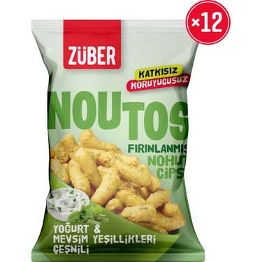 Züber Nohut Cipsi Yoğurt ve Mevsim Yeşillikleri 55 gr x 12