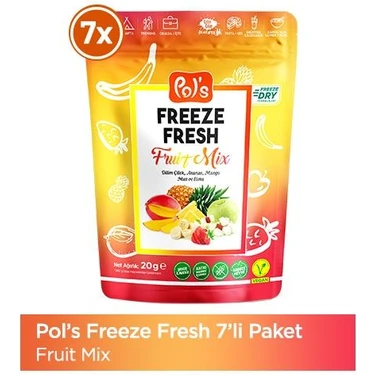 Pol's Freeze Fresh Fruit Mix 20 g x 7