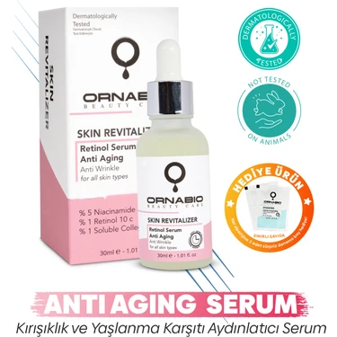 Anti Aging Bakım Serumu %5 Niacinamide %1 Retinol