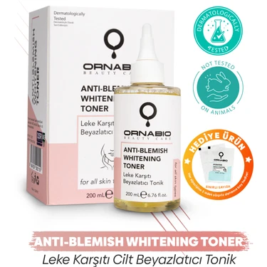 Ornabio Leke Karşıtı Cilt Beyazlatıcı Tonik Glycolic 200