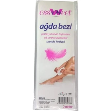 Essweet Ağda Bezi 2 mt Spatula Hediyeli * 6