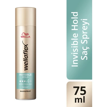 Wellaflex Invisible Hold Görünmez Tutuş Sağlayan Saç Spreyi Extra Strong Hold  75 ML - 4/5
