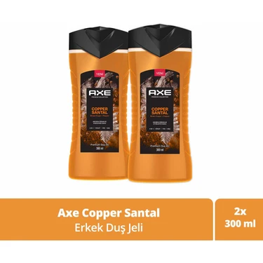 Axe Premium Collection Duş Jeli Copper Santal 3 In 1 Vücut Saç Yüz 300 ml