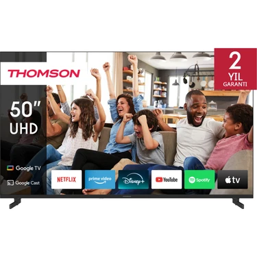 THOMSON 50UG4S14 50" 126 Ekran Uydu Alıcılı 4K Ultra HD Google LED