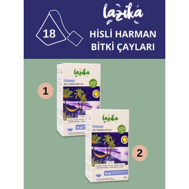Lazika (2'Lİ SET) Pasifloralı Uyku Çayı (İstirahat Çayı) -Papatya, Melisa, Ihlamur,
