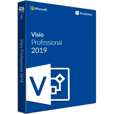 Microsoft Visio Professional 2019 Ömür Boyu Elektronik Lisans (Mail Adresinize