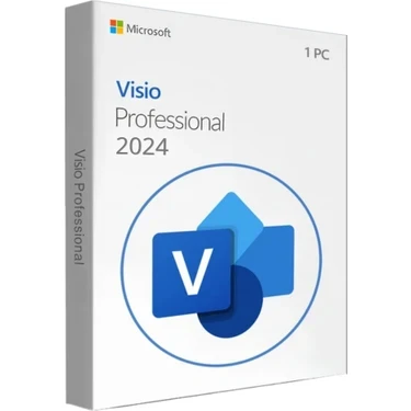 Microsoft Visio Standard 2024 Ömür Boyu Elektronik Lisans (Mail Adresinize