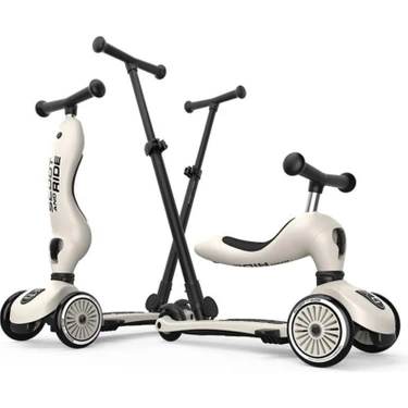 Scoot And Ride Ebeveyn Kontrollü Çocuk Scooter Ash 1-5 Yaş İçin Tekerlekli Konforlu Kullanım 