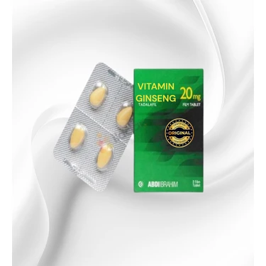 Ginseng C20 Mg 4 Tablet Takviye ve Vitamin 1.kalite Etkin Tadalafilla