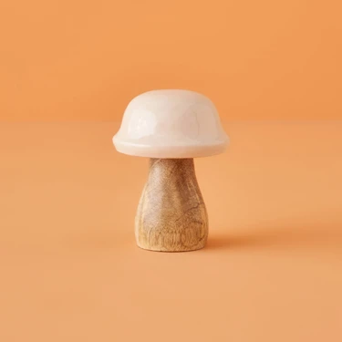 Bella Maison Mushroom Dekoratif Obje Krem (7 x 10  cm