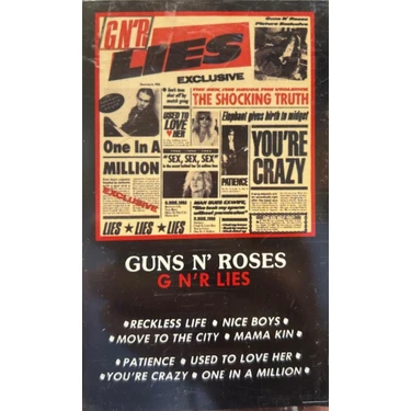 Guns N' Roses – G N' R Lies 1989 Baskı