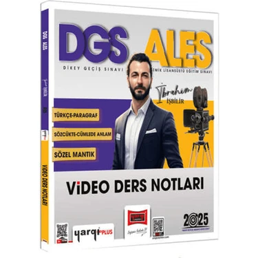 Yargı Yayınevi 2025 Dgs Ales Türkçe / Paragraf Sözcükte / Anlam Sözel Mantık Video Ders Notları -