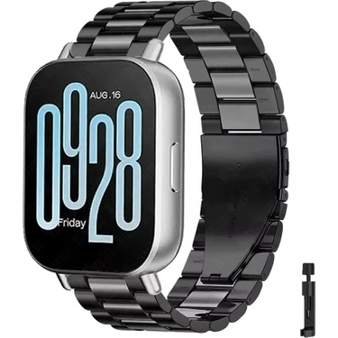 Alstrap Xiaomi Redmi Watch 5 Lite/ Redmi Watch 5 Active Uyumlu Paslanmaz Çelik