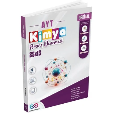Orbital Yayınları AYT Kimya 25 x 13 Branş Denemeleri Üniversite Hazırlık İçin 128
