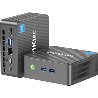 G3 PLUS Intel N150 İşlemci, 16GB RAM, 512GB NVMe SSD, 2xHDMI, 2.5 Gigabit Ethernet Win 11 PRO Mini