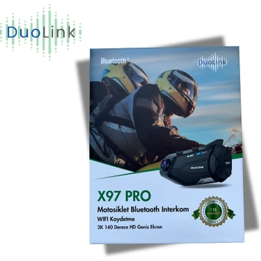 DuoLink X97 Pro İnterkom Motosiklet Kameralı 6 Kişi Grup Fiyatı