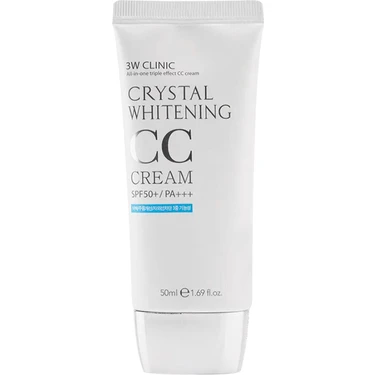 Ton Eşitleyici Naturel Bej cc Krem 3W Clınıc Crystal Whitening cc Cream