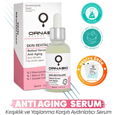 Anti Aging Bakım Serumu %5 Niacinamide %1 Retinol