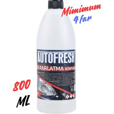 Autofresh Far Temizleme Solüsyonu Oto Far Parlatma Sıvısı  Araç Far  Yenileme 800