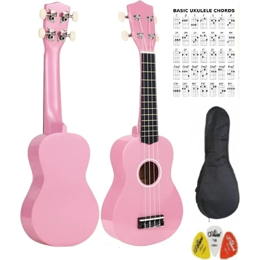 Müzikhane Soprano Ukulele Kılıf Askı Pena