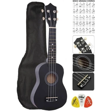 Müzikhane Soprano Ukulele+Kılıf ve