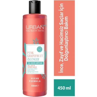 Urban Care Pink Grapefruit & Ginger Saç Bakım Şampuanı 450