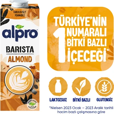 Alpro Barista Bademli İçecek